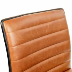 Flash Furniture Faux Leather Low Back Office Swivek Chair In Brown And Black -CYMAX Sales 2283402 14 L