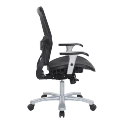 Air Grid Seat And Back Big & Tall Chair In Black Fabric -CYMAX Sales 2292141 3 L