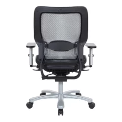 Air Grid Seat And Back Big & Tall Chair In Black Fabric -CYMAX Sales 2292141 4 L