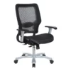 Air Grid Seat And Back Big & Tall Chair In Black Fabric 2 Air Grid Seat And Back Big & Tall Chair In Black Fabric -CYMAX Sales 2292141 L