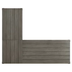 ACME Talmar Wooden L-Shaped 1-Drawer Writing Desk With Lift Top In Rustic Oak -CYMAX Sales 2297325 5 L