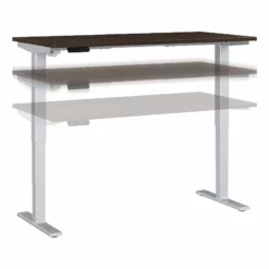 Move 40 Series 60W X 30D Adjustable Desk In Platinum Gray - Engineered Wood -CYMAX Sales 2301061 21 L 1