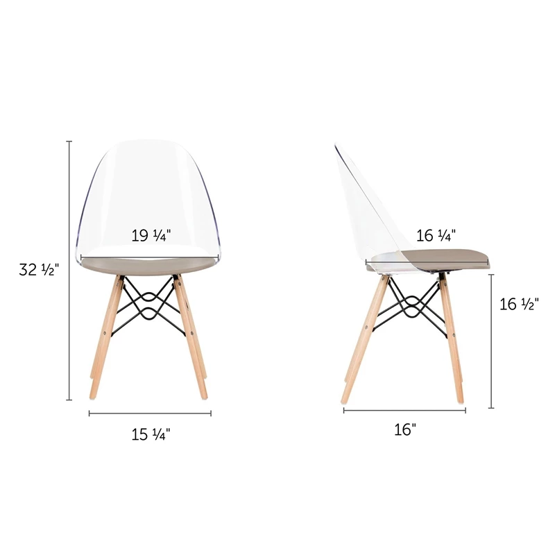 South Shore Axess Weathered Oak Desk With Tray & 1 Annexe Gray Eiffel Chair Set 7 South Shore Axess Weathered Oak Desk With Tray & 1 Annexe Gray Eiffel Chair Set - Image 5