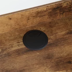 Designs2Go Student Desk With Magnetic Bulletin Board And Shelves In Nutmeg Wood -CYMAX Sales 2341035 4 L