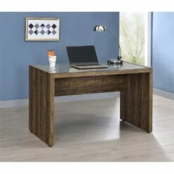 Coaster Luetta 48" Rectangular Wood Writing Desk In Aged Walnut 10 Coaster Luetta 48" Rectangular Wood Writing Desk In Aged Walnut -CYMAX Sales 2350286 1 L