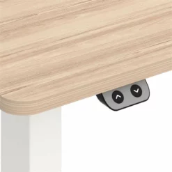 Furniture Of America Tilah Metal Height Adjustable Office Desk In Natural -CYMAX Sales 2382022 3 L 2