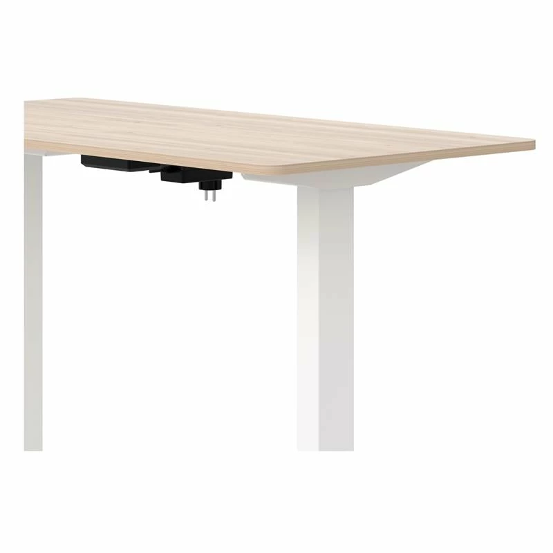 Furniture Of America Tilah Metal Height Adjustable Office Desk In Black 18 Furniture Of America Tilah Metal Height Adjustable Office Desk In Black - Image 16