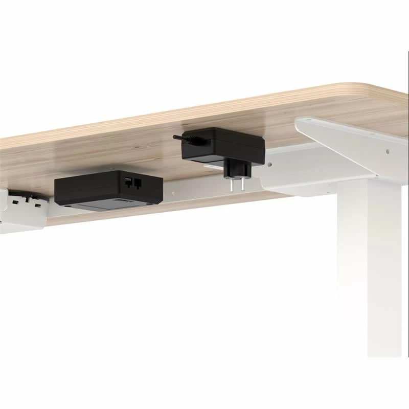 Furniture Of America Tilah Metal Height Adjustable Office Desk In Black 19 Furniture Of America Tilah Metal Height Adjustable Office Desk In Black - Image 17