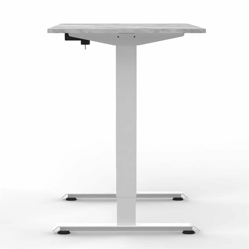 Furniture Of America Tilah Metal Height Adjustable Office Desk In Black 5 Furniture Of America Tilah Metal Height Adjustable Office Desk In Black - Image 3