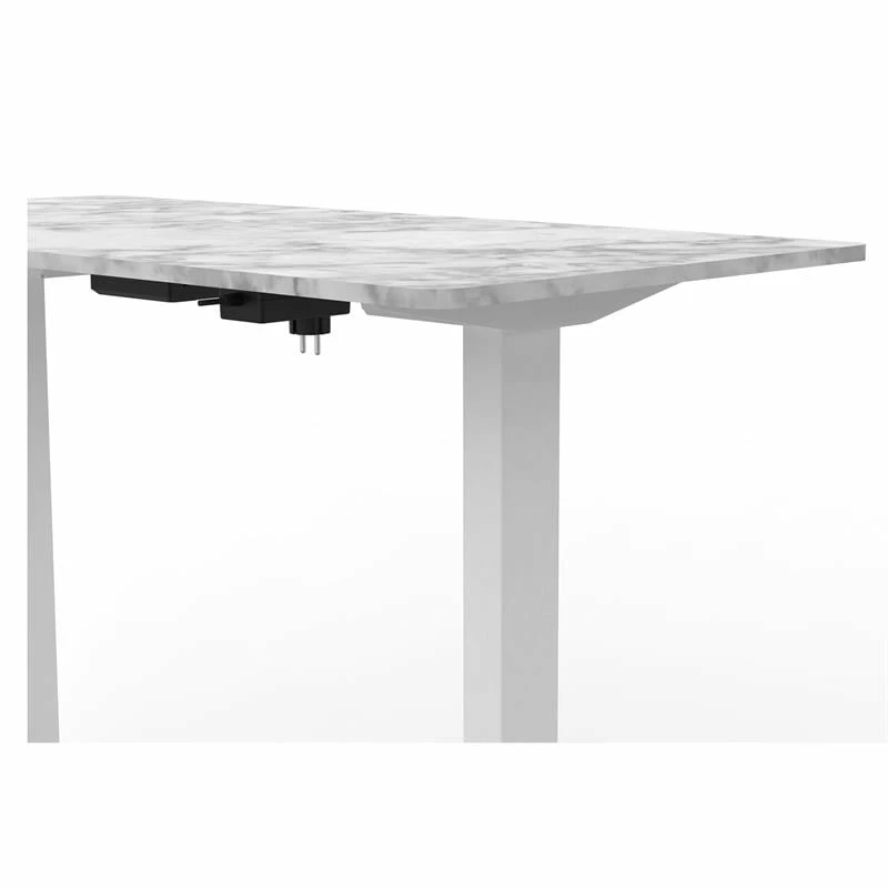 Furniture Of America Tilah Metal Height Adjustable Office Desk In Black 7 Furniture Of America Tilah Metal Height Adjustable Office Desk In Black - Image 5