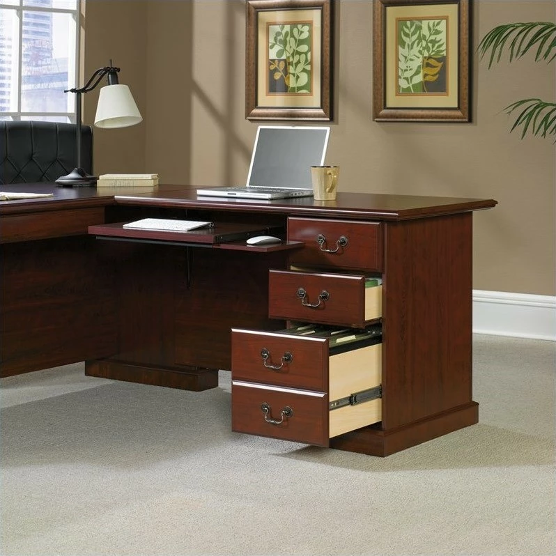 Sauder Heritage Hill Engineered Wood 48" Return Kit In Classic Cherry 4 Sauder Heritage Hill Engineered Wood 48" Return Kit In Classic Cherry - Image 2