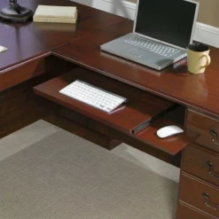 Sauder Heritage Hill Engineered Wood 48" Return Kit In Classic Cherry 12 Sauder Heritage Hill Engineered Wood 48" Return Kit In Classic Cherry -CYMAX Sales 238752 2 L