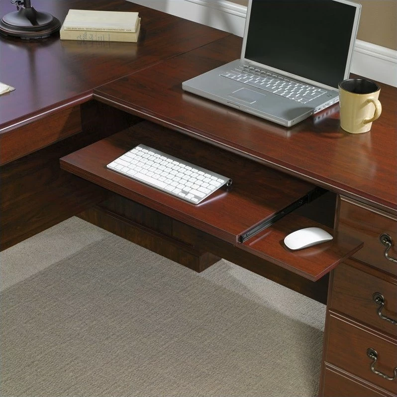 Sauder Heritage Hill Engineered Wood 48" Return Kit In Classic Cherry 5 Sauder Heritage Hill Engineered Wood 48" Return Kit In Classic Cherry - Image 3