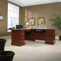 Sauder Heritage Hill Engineered Wood 48" Return Kit In Classic Cherry 13 Sauder Heritage Hill Engineered Wood 48" Return Kit In Classic Cherry -CYMAX Sales 238752 3 L