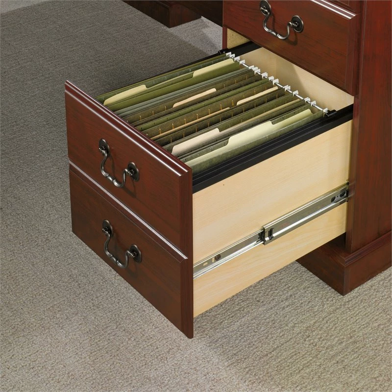 Sauder Heritage Hill Engineered Wood 48" Return Kit In Classic Cherry 9 Sauder Heritage Hill Engineered Wood 48" Return Kit In Classic Cherry - Image 7