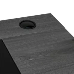 Calico Designs Nook Wood Writing Desk With Multi Soft-Close Storage In Gray -CYMAX Sales 2390357 7 L