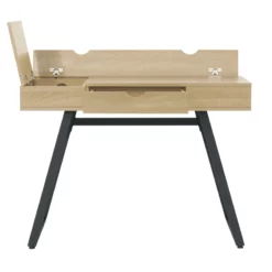 Calico Designs Rockdale Wood Writing Desk In Natural Honey Maple 31 Calico Designs Rockdale Wood Writing Desk In Natural Honey Maple -CYMAX Sales 2391627 10 L