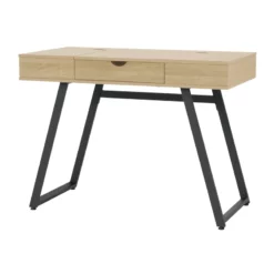 Calico Designs Rockdale Wood Writing Desk In Natural Honey Maple 36 Calico Designs Rockdale Wood Writing Desk In Natural Honey Maple -CYMAX Sales 2391627 16 L