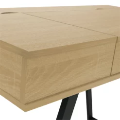 Calico Designs Rockdale Wood Writing Desk In Natural Honey Maple 23 Calico Designs Rockdale Wood Writing Desk In Natural Honey Maple -CYMAX Sales 2391627 2 L