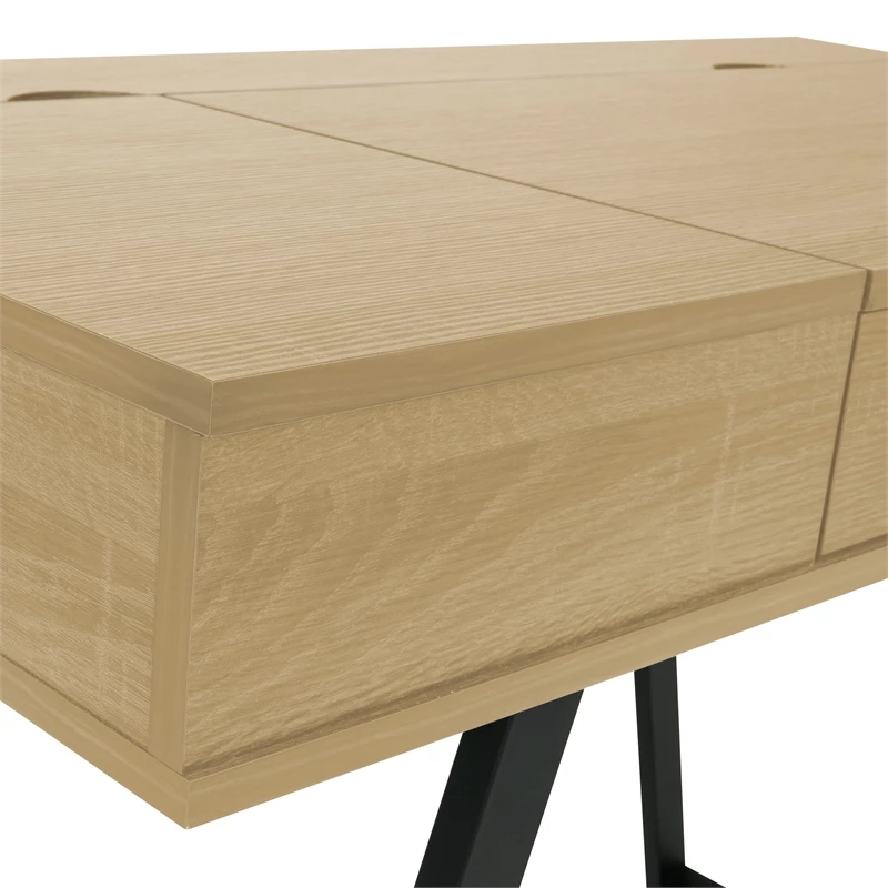 Calico Designs Rockdale Wood Writing Desk In Natural Honey Maple 6 Calico Designs Rockdale Wood Writing Desk In Natural Honey Maple - Image 4