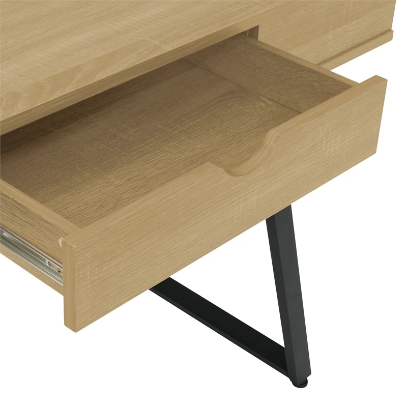 Calico Designs Rockdale Wood Writing Desk In Natural Honey Maple 7 Calico Designs Rockdale Wood Writing Desk In Natural Honey Maple - Image 5