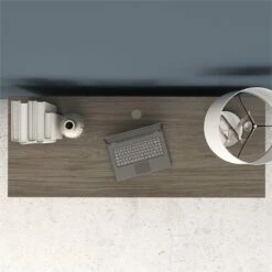 Studio C 60W X 24D Credenza Desk In Modern Hickory - Engineered Wood 26 Studio C 60W X 24D Credenza Desk In Modern Hickory - Engineered Wood -CYMAX Sales 2393689 4 L