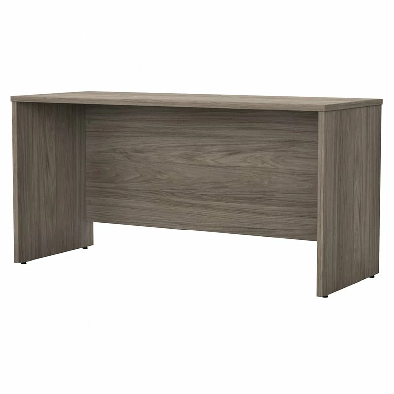 Studio C 60W X 24D Credenza Desk In Platinum Gray - Engineered Wood 3 Studio C 60W X 24D Credenza Desk In Platinum Gray - Engineered Wood