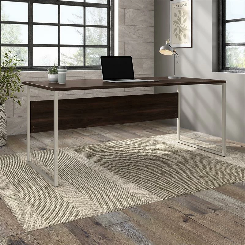 Hybrid 72W X 36D Computer Table Desk In White - Engineered Wood 18 Hybrid 72W X 36D Computer Table Desk In White - Engineered Wood - Image 16