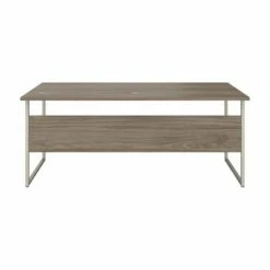 Hybrid 72W X 36D Computer Table Desk In Storm Gray - Engineered Wood -CYMAX Sales 2393845 5 L 1