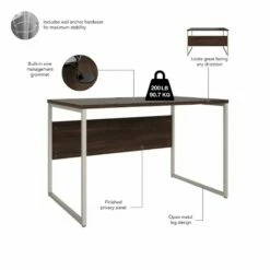 Hybrid 48W X 30D Computer Table Desk In Storm Gray - Engineered Wood 29 Hybrid 48W X 30D Computer Table Desk In Storm Gray - Engineered Wood -CYMAX Sales 2393846 7 L