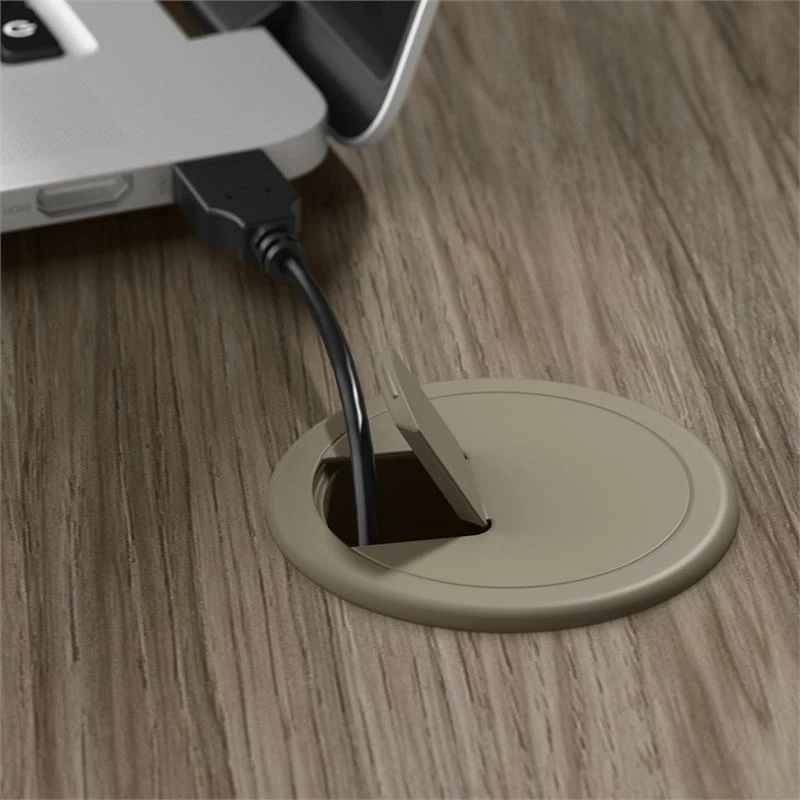 Hybrid 72W X 24D Computer Table Desk In Platinum Gray - Engineered Wood 10 Hybrid 72W X 24D Computer Table Desk In Platinum Gray - Engineered Wood - Image 8