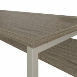 Hybrid 72W X 24D Computer Table Desk In Platinum Gray - Engineered Wood 30 Hybrid 72W X 24D Computer Table Desk In Platinum Gray - Engineered Wood -CYMAX Sales 2393851 8 L