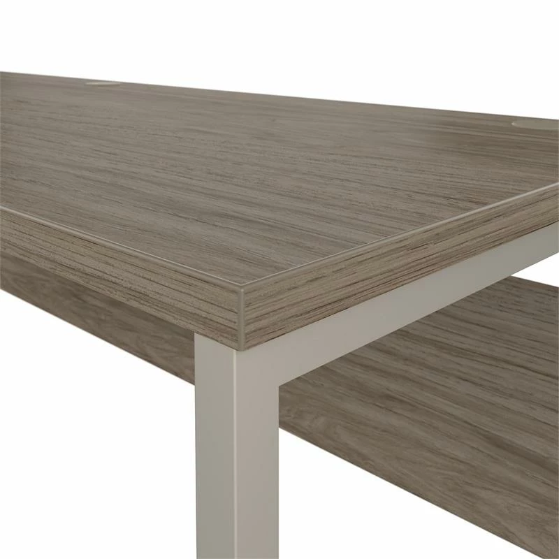 Hybrid 72W X 24D Computer Table Desk In Platinum Gray - Engineered Wood 11 Hybrid 72W X 24D Computer Table Desk In Platinum Gray - Engineered Wood - Image 9