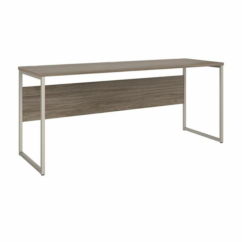 Hybrid 72W X 24D Computer Table Desk In Platinum Gray - Engineered Wood 3 Hybrid 72W X 24D Computer Table Desk In Platinum Gray - Engineered Wood