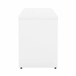 Studio C Low Storage Cabinet With Doors In Platinum Gray - Engineered Wood 32 Studio C Low Storage Cabinet With Doors In Platinum Gray - Engineered Wood -CYMAX Sales 2393885 3 L