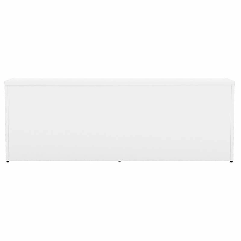 Studio C Low Storage Cabinet With Doors In Storm Gray - Engineered Wood 14 Studio C Low Storage Cabinet With Doors In Storm Gray - Engineered Wood - Image 12