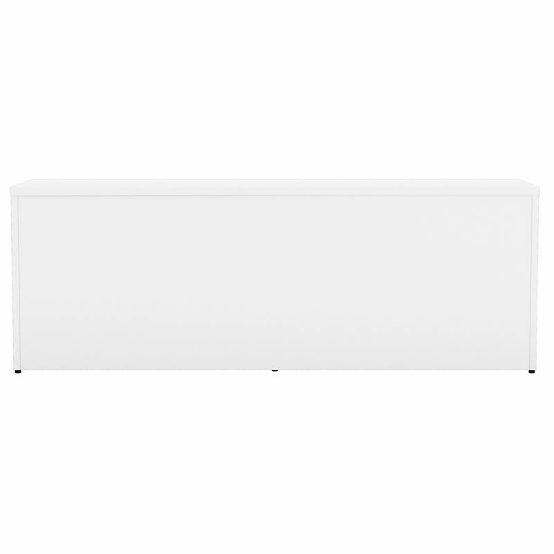 Studio C Low Storage Cabinet With Doors In Platinum Gray - Engineered Wood 14 Studio C Low Storage Cabinet With Doors In Platinum Gray - Engineered Wood - Image 12