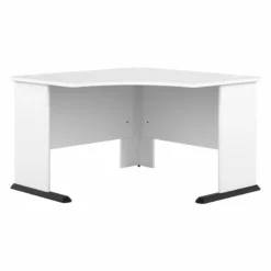 Studio A 48W Corner Computer Desk In White - Engineered Wood 34 Studio A 48W Corner Computer Desk In White - Engineered Wood -CYMAX Sales 2394219 L