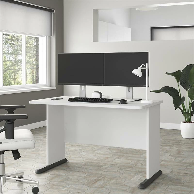 Studio A 48W Computer Desk In White - Engineered Wood 4 Studio A 48W Computer Desk In White - Engineered Wood - Image 2