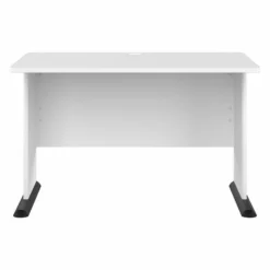 Studio A 48W Computer Desk In White - Engineered Wood 25 Studio A 48W Computer Desk In White - Engineered Wood -CYMAX Sales 2394228 3 L