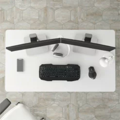 Studio A 48W Computer Desk In White - Engineered Wood 28 Studio A 48W Computer Desk In White - Engineered Wood -CYMAX Sales 2394228 6 L