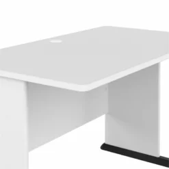 Studio A 48W Computer Desk In White - Engineered Wood 31 Studio A 48W Computer Desk In White - Engineered Wood -CYMAX Sales 2394228 9 L