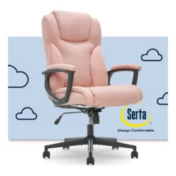 Serta Connor Office Chair Gray Bonded Leather 38 Serta Connor Office Chair Gray Bonded Leather -CYMAX Sales 2404170 17 L
