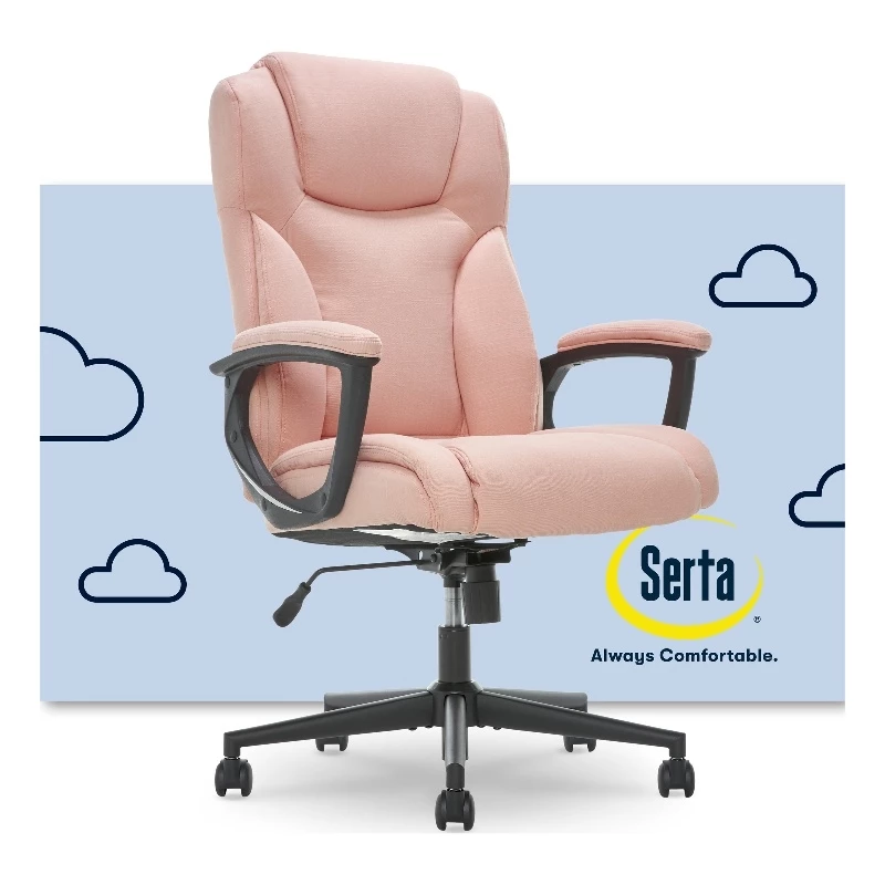 Serta Connor Office Chair Gray Bonded Leather 19 Serta Connor Office Chair Gray Bonded Leather - Image 17