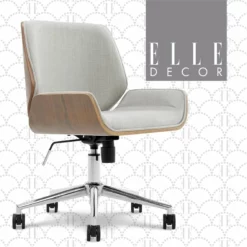 Elle Decor Ophelia Office Chair Light Gray -CYMAX Sales 2404188 16 L 1