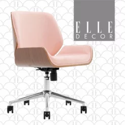 Elle Decor Ophelia Office Chair Light Gray