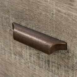 Bowery Hill Laminated Wood Computer Desk With Hutch In Gray Maple -CYMAX Sales 2405075 37 L 1