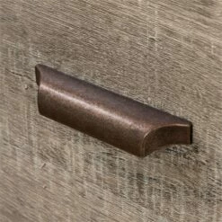 Bowery Hill Wood 3-Drawer Computer Desk With Hutch In Weathered Oak -CYMAX Sales 2405075 37 L