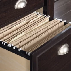 Pemberly Row Transitional 3-Drawer Wood Computer Desk In Mahogany -CYMAX Sales 2405263 10 L