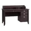 Pemberly Row Transitional 3-Drawer Wood Computer Desk In Mahogany -CYMAX Sales 2405263 3 L